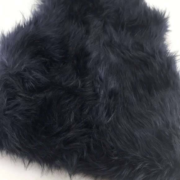 Ci Sono Retro 70’s Faux Fur Penny Lane Ombre Cozy Plush Vest Jacket - Picture 9 of 16